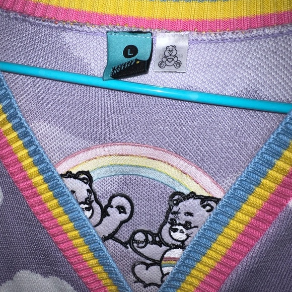 Truffle Shuffle Care Bears Cloud Knitted Cardigan 🌈☁️ 🐻 💖💜 - Picture 7 of 10